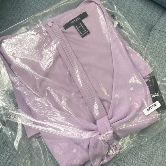 NWT • Lilac Front Tie Dress - Picture 14 of 14